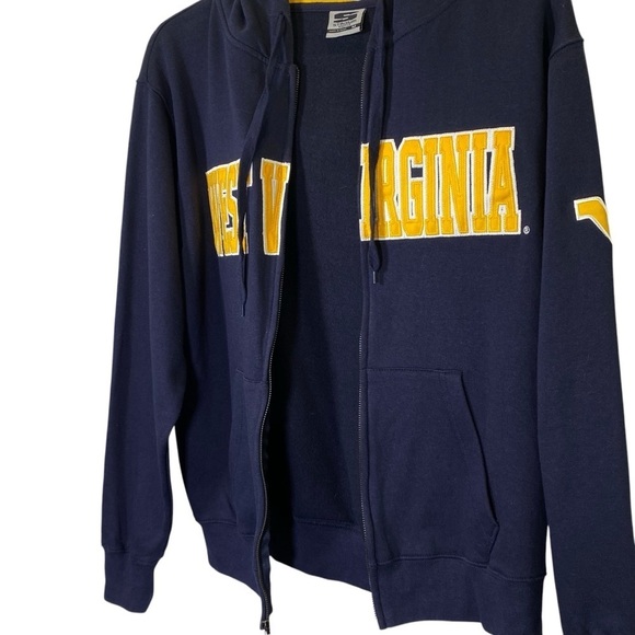 Stadium Athletic West Virginia Mountaineers Men's size Medium Full-Zip Hoodie - Picture 5 of 8